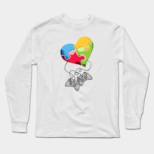 Autism mom dad Long Sleeve T-Shirt